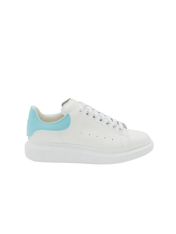 McQueen Sneakers Bianco e Azzurro