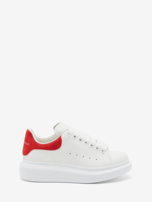 McQueen White and Red Sneakers