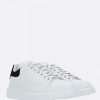 Sneakers McQueen Bianche e Nere in Velluto - Alexander McQueen