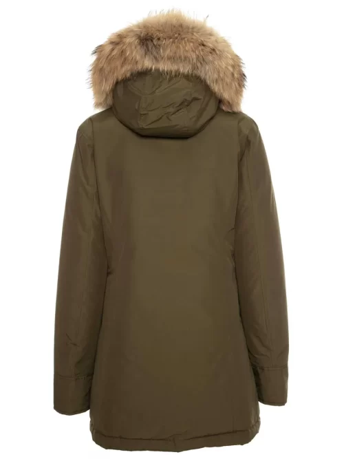 Bow Bridge Parka in Ramar with Synthetic Fur Black - Woolrich