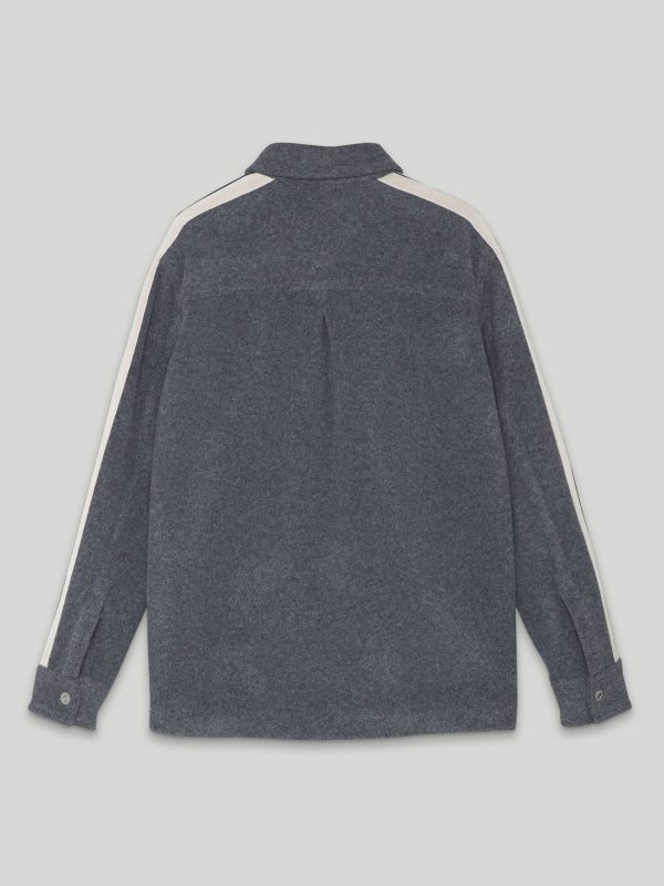 Jacket Track Shirt Palm Angels in Grey - Palm Angels