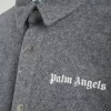 Giacca Track Shirt Palm Angels in Grigio - Palm Angels