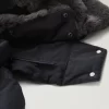 Bow Bridge Parka in Ramar con Pelliccia Sintetica Dark Navy - Woolrich