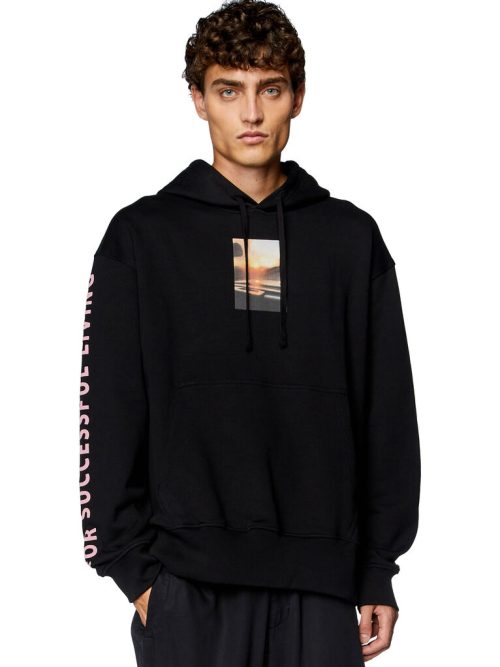 GCDS - Printed Hoodie whit Zip