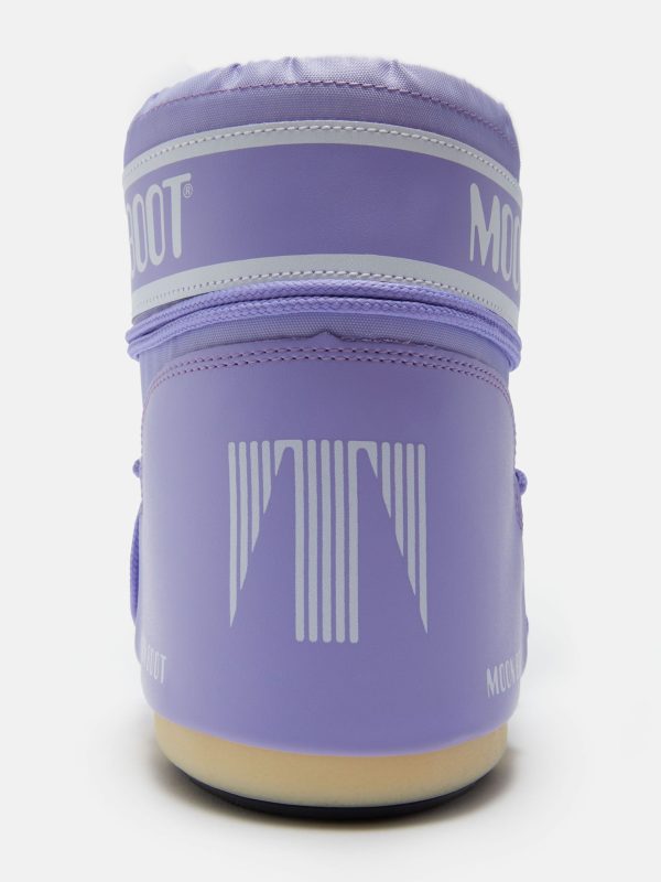 Moon Boot Icon Low Nylon Lilla - Moon Boot