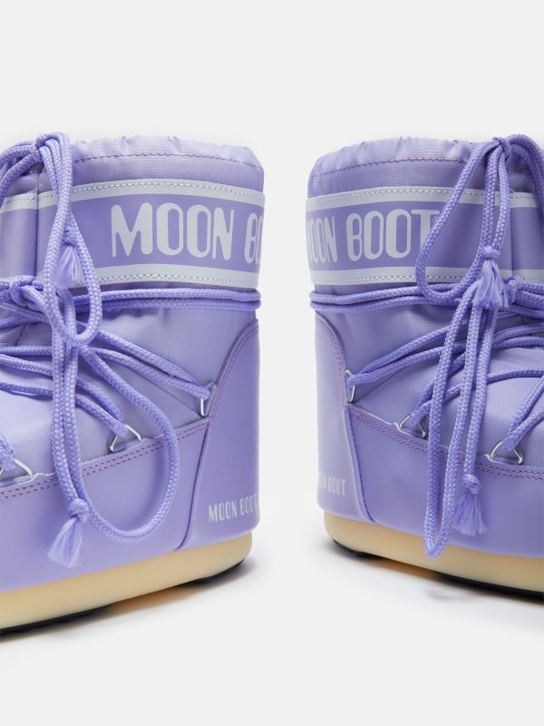 Moon Boot Icon Low Nylon Lilla - Moon Boot