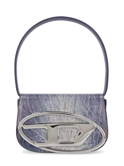 1DR Diesel in Pelle Stampata Denim