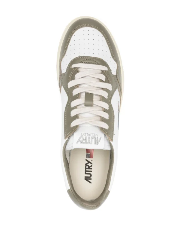 Autry Medalist Low Bicolor Covert Green - Autry