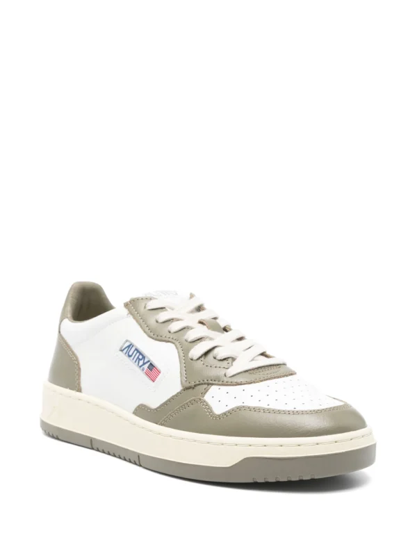 Autry Medalist Low Bicolor Covert Green - Autry