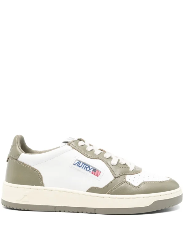 Autry Medalist Low Bicolor Covert Green - Autry