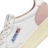 Autry Medalist Low Rosa In Pelle e Suede - Autry