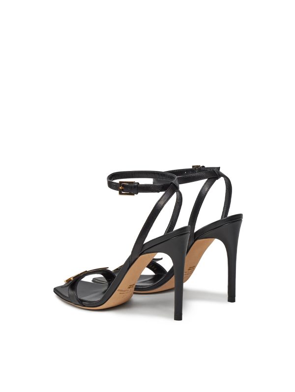 Sandali Elisabetta Franchi Neri SA-33L-41E2-V500 - Elisabetta Franchi