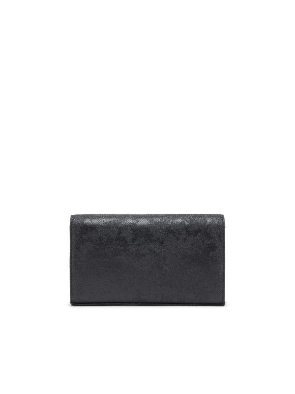 1Dr Wallet Strap Diesel Portafoglio Donna Lurex Black - Diesel