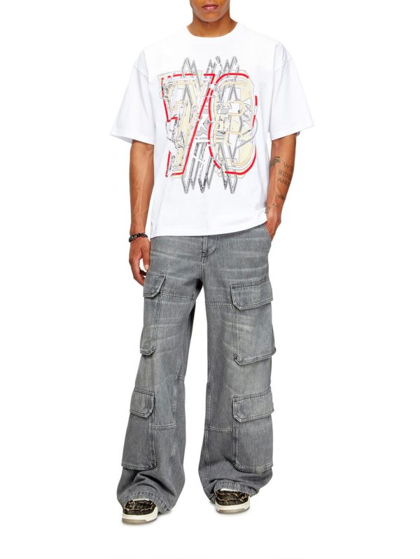 T-shirt Diesel T-Boxt-T8 Bianca - Diesel