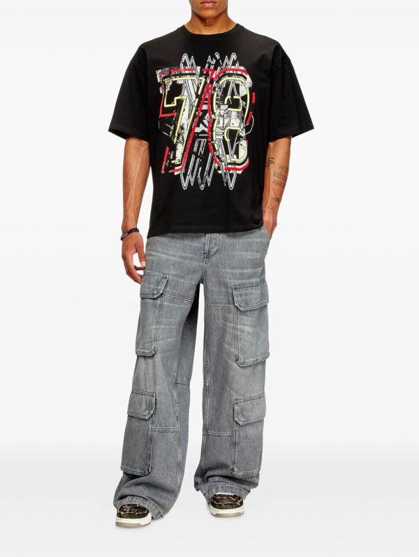 T-shirt Diesel T-Boxt-T8 nera - Diesel