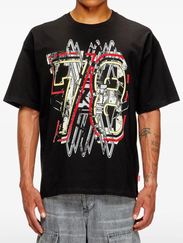 T-shirt Diesel T-Boxt-T8 nera - Diesel